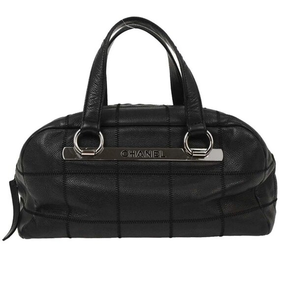 Chanel Black Calfskin Choco Bar Handbag - Picture 1 of 10